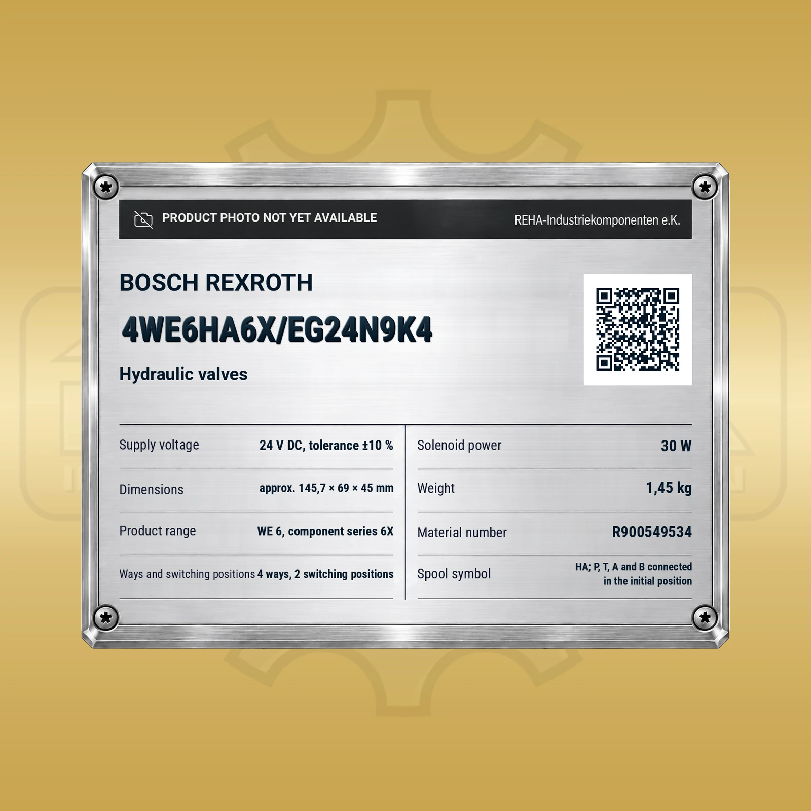 Bosch Rexroth 4WE6HA6X/EG24N9K4
