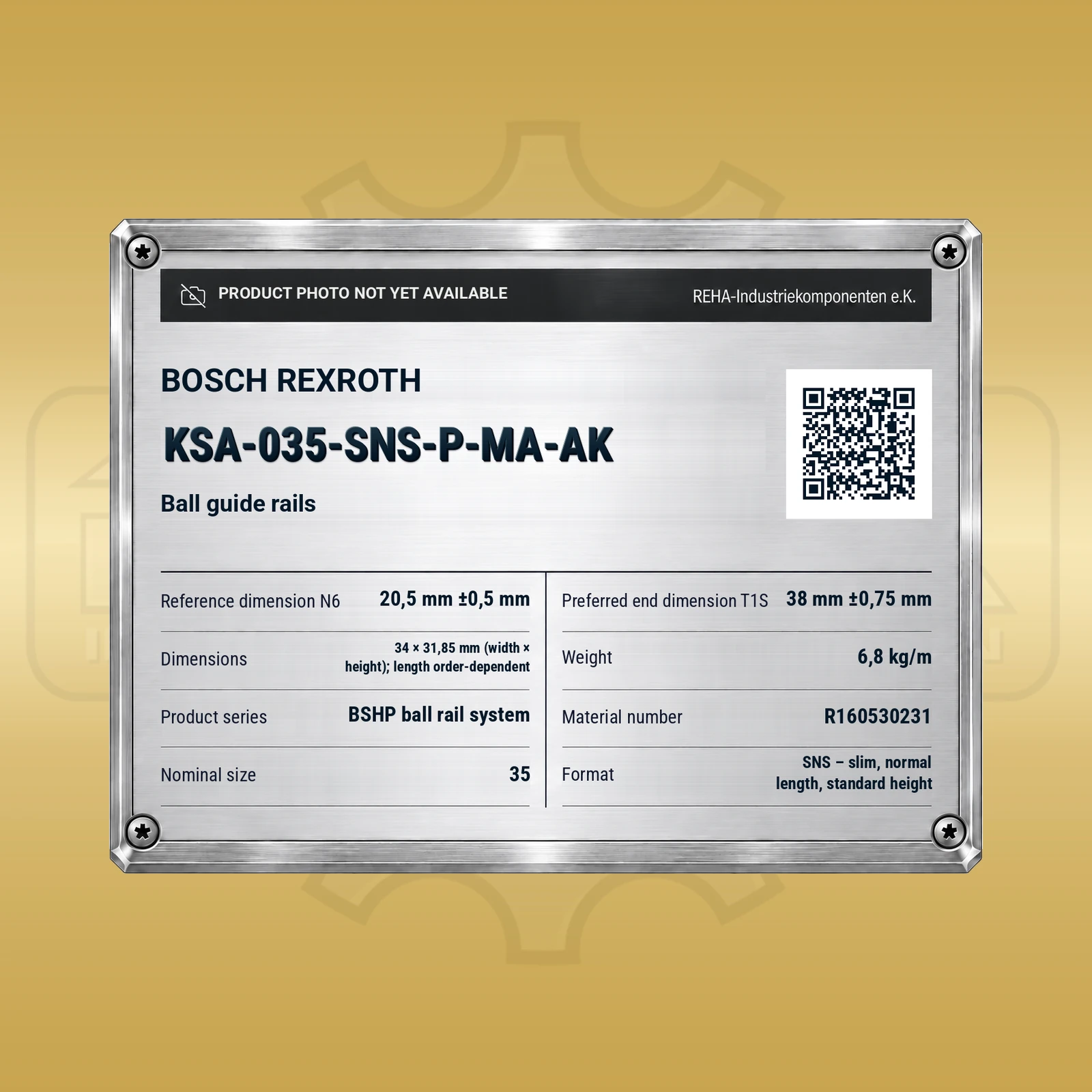 Bosch Rexroth KSA-035-SNS-P-MA-AK