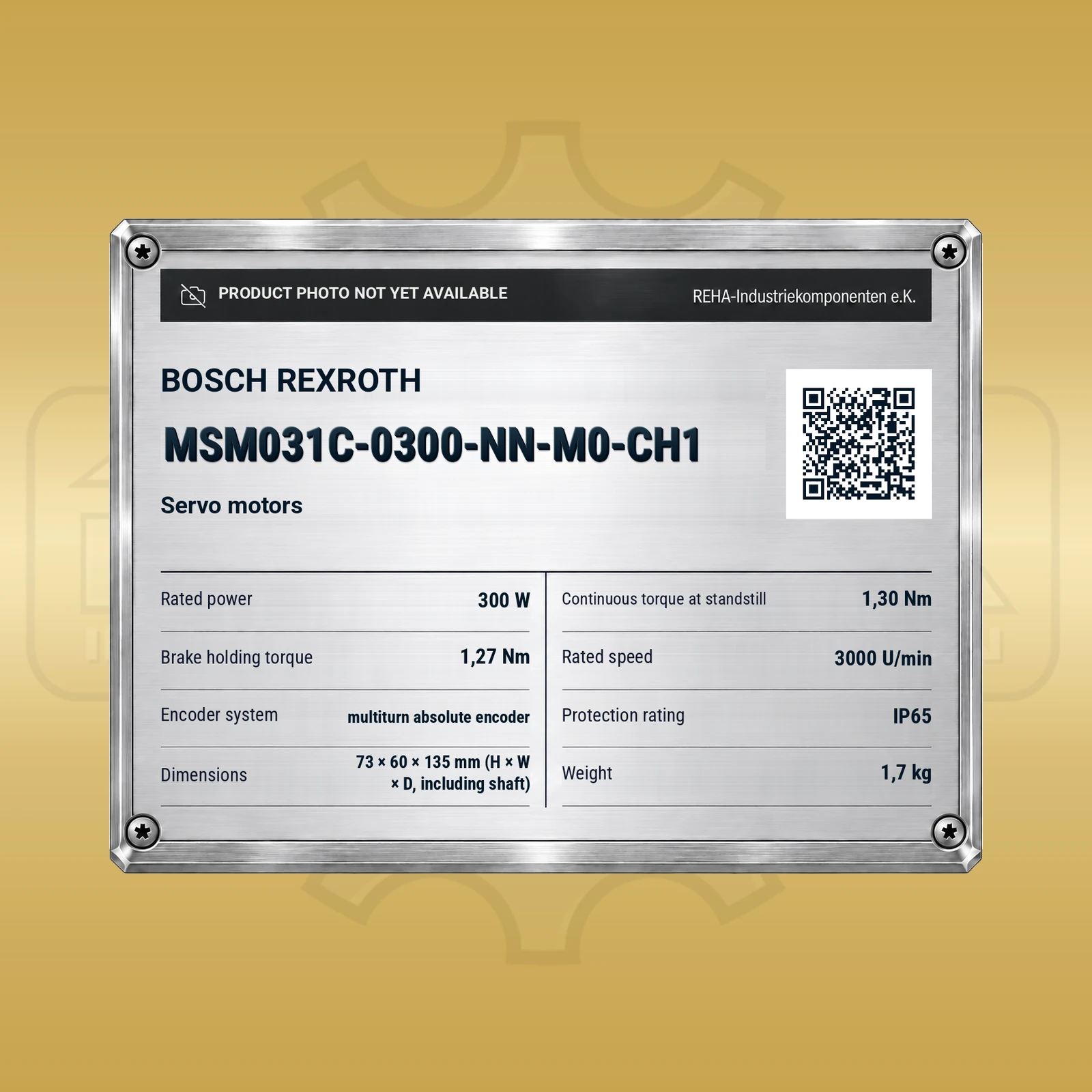 Bosch Rexroth MSM031C-0300-NN-M0-CH1