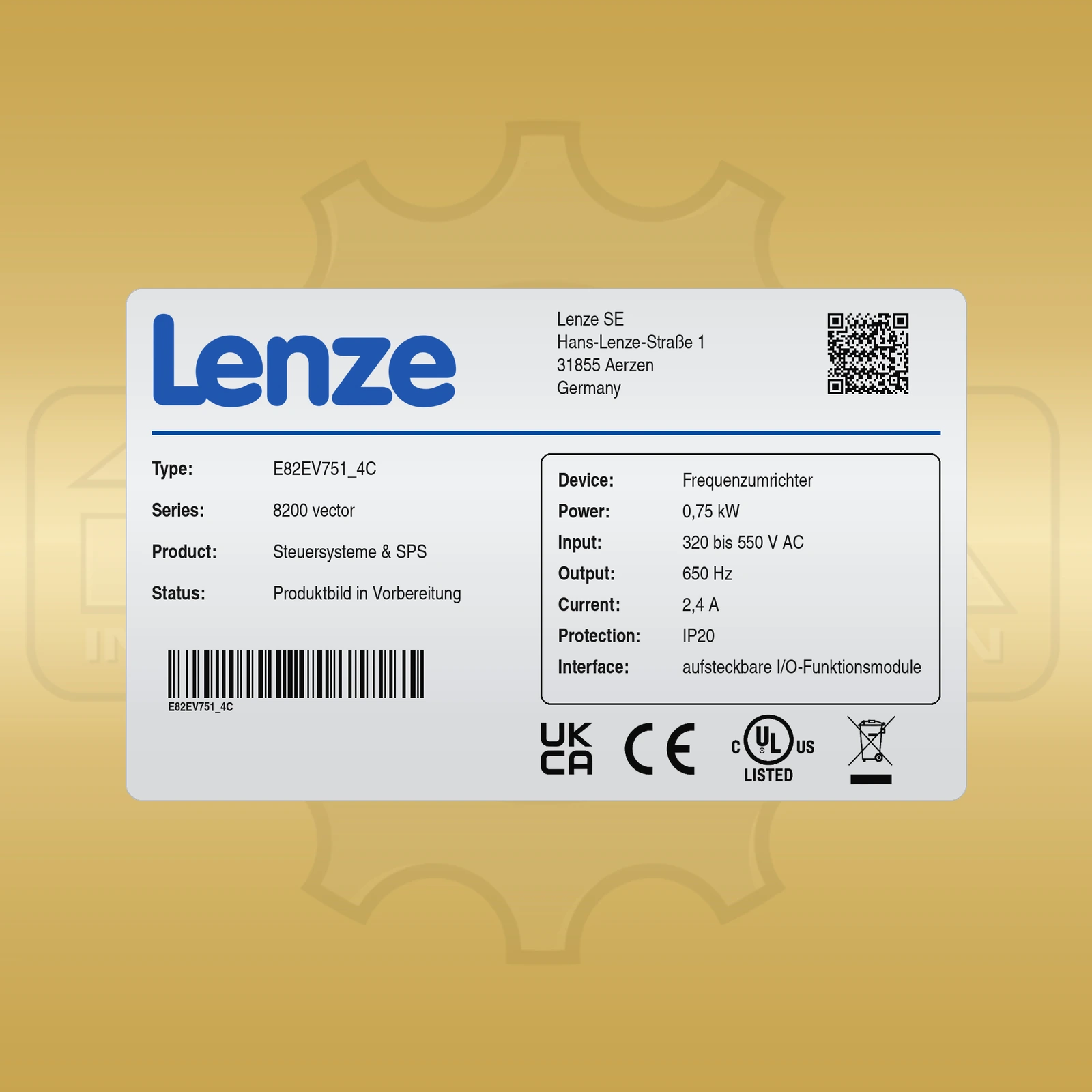 Lenze E82EV751_4C