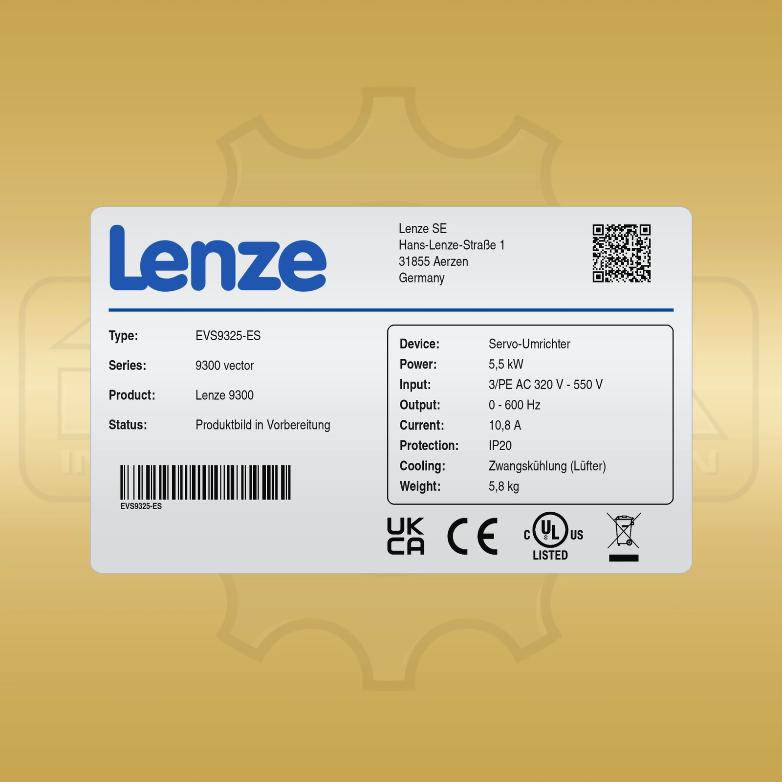 Lenze EVS9325-ES