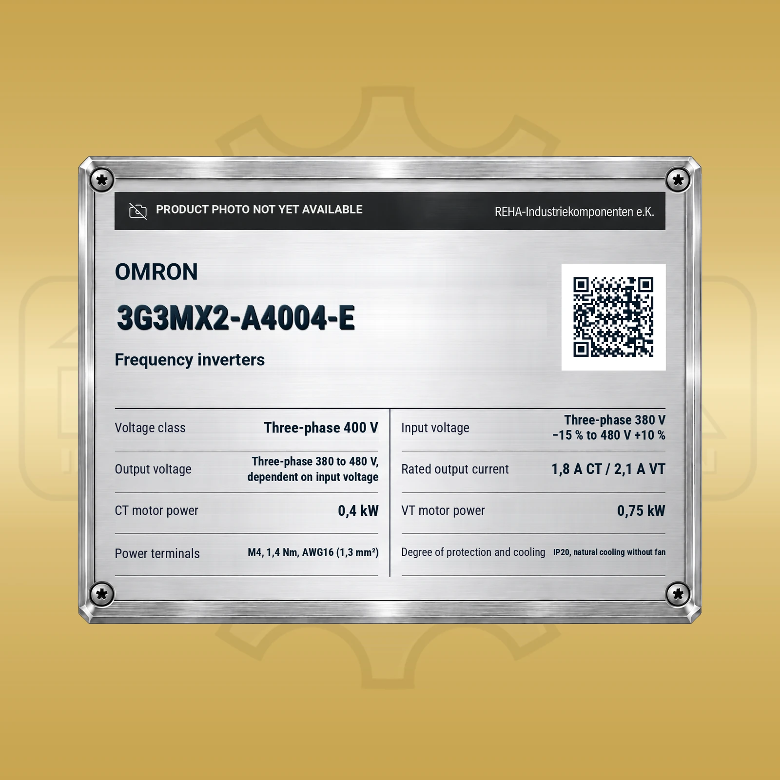 Omron 3G3MX2-A4004-E