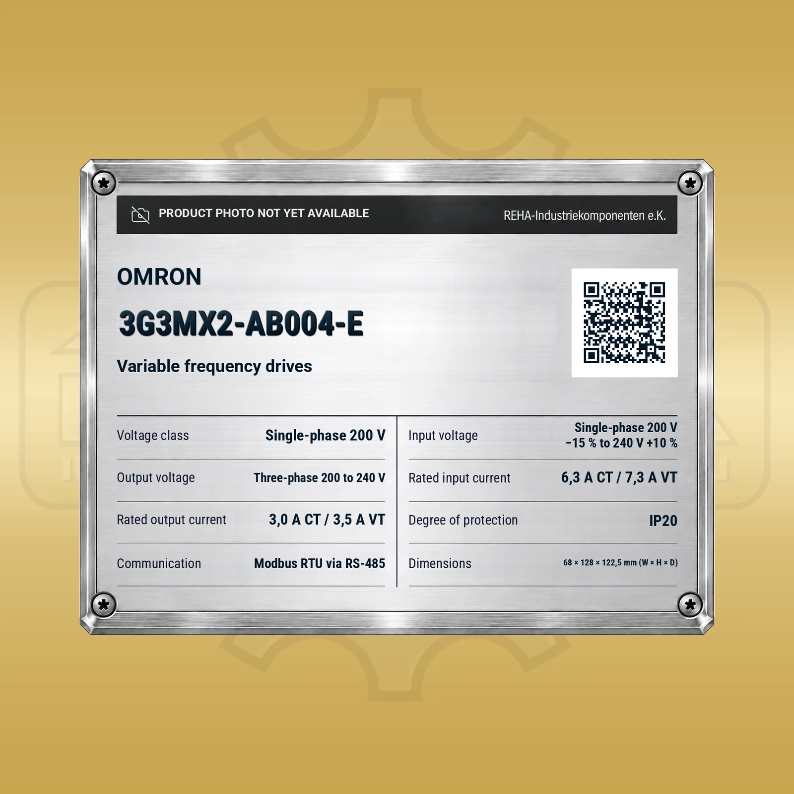 Omron 3G3MX2-AB004-E
