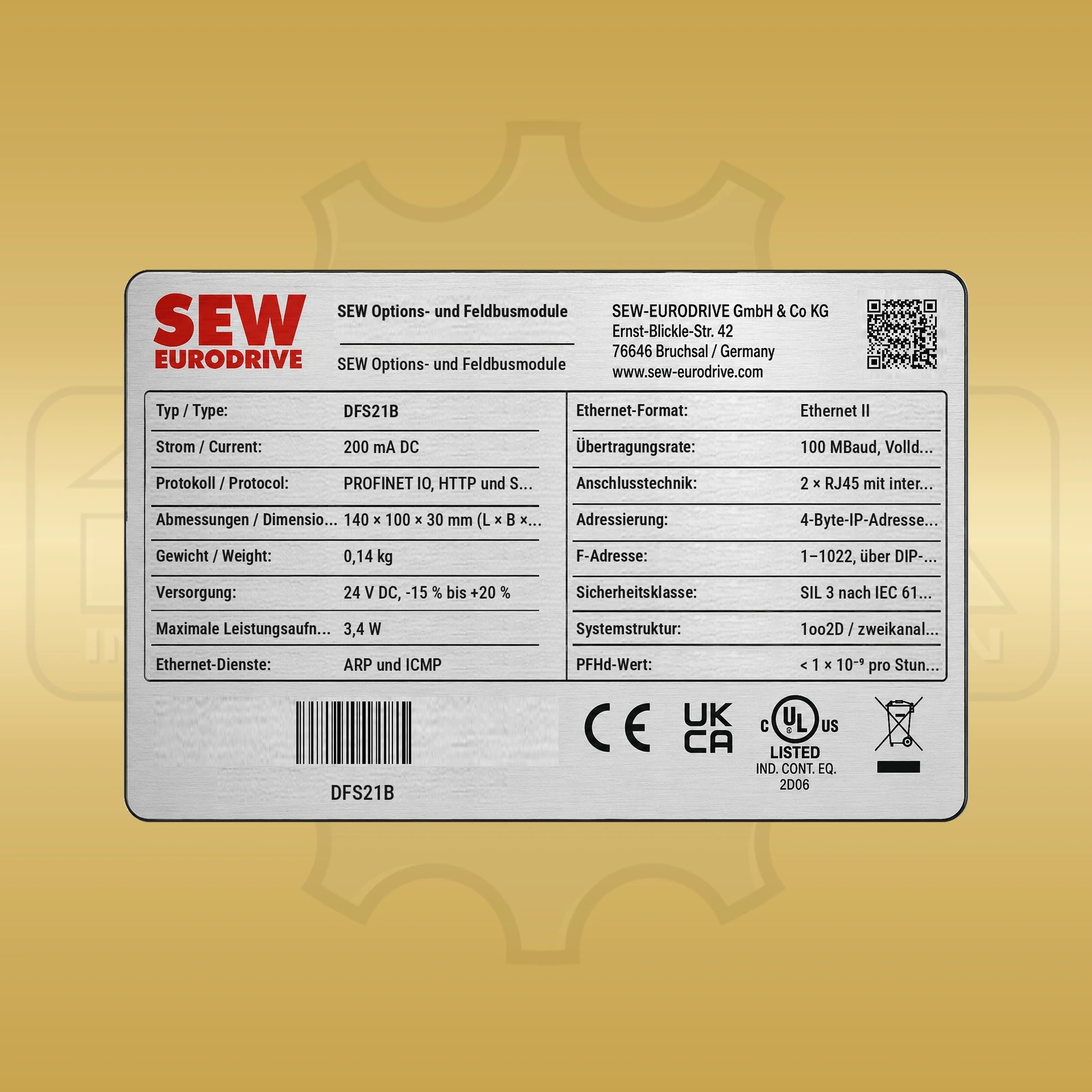 SEW-Eurodrive DFS21B