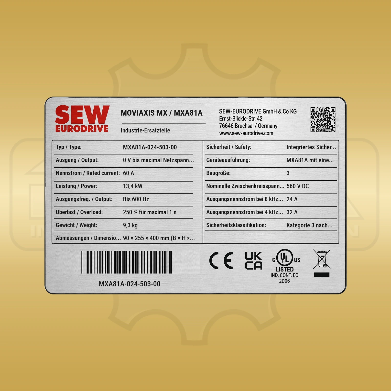SEW-Eurodrive MXA81A-024-503-00