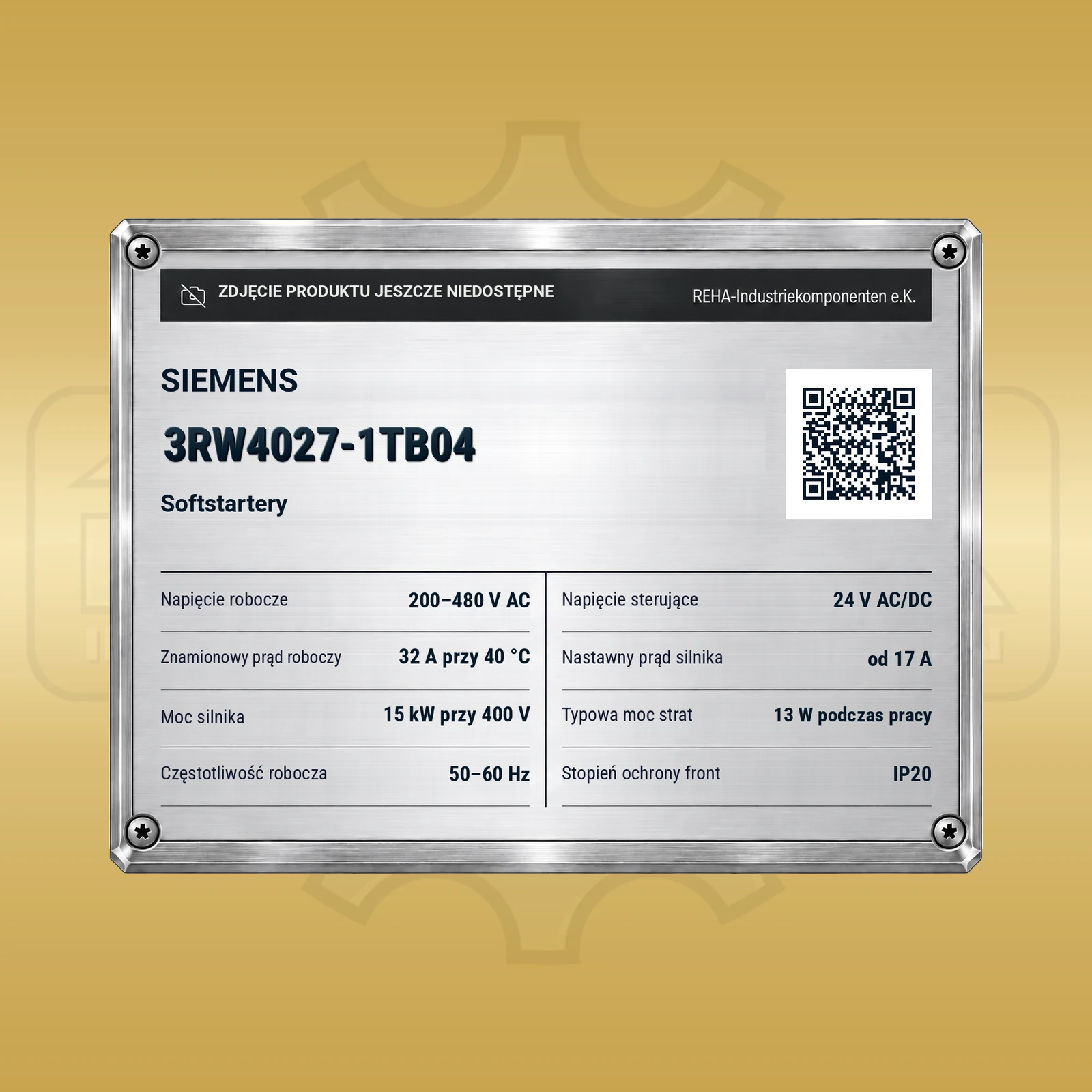 Siemens 3RW4027-1TB04