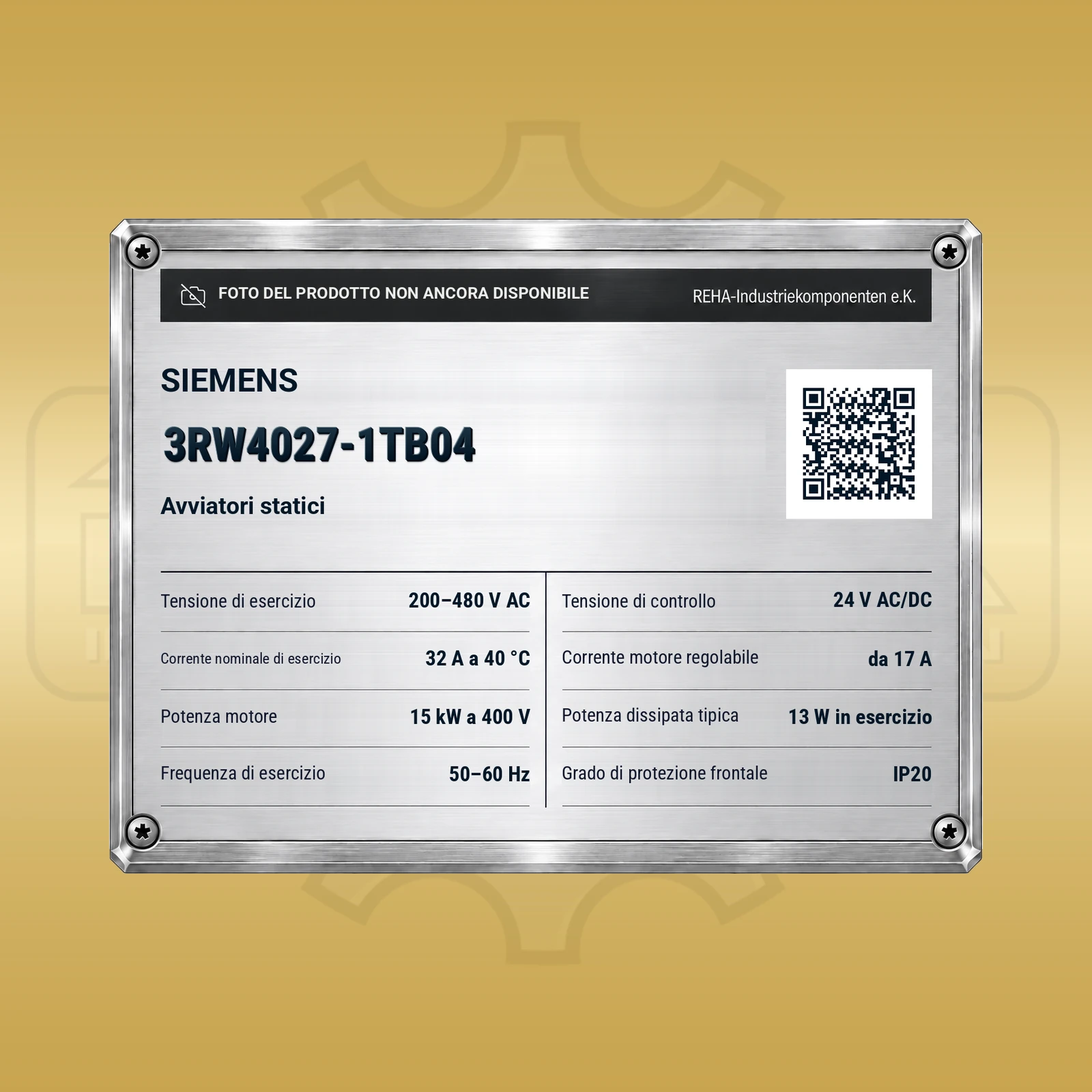Siemens 3RW4027-1TB04