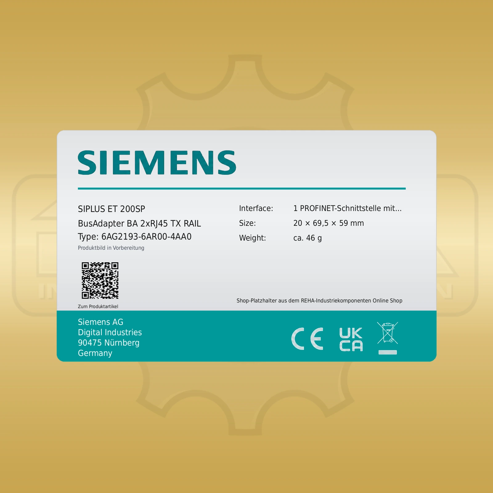 Siemens 6AG2193-6AR00-4AA0