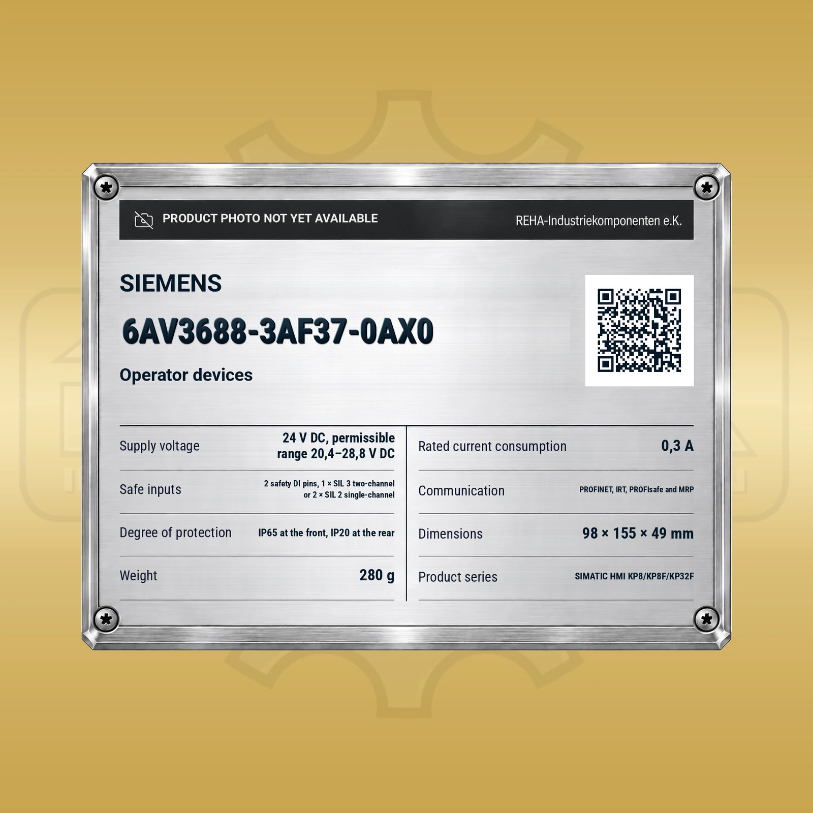 Siemens 6AV3688-3AF37-0AX0