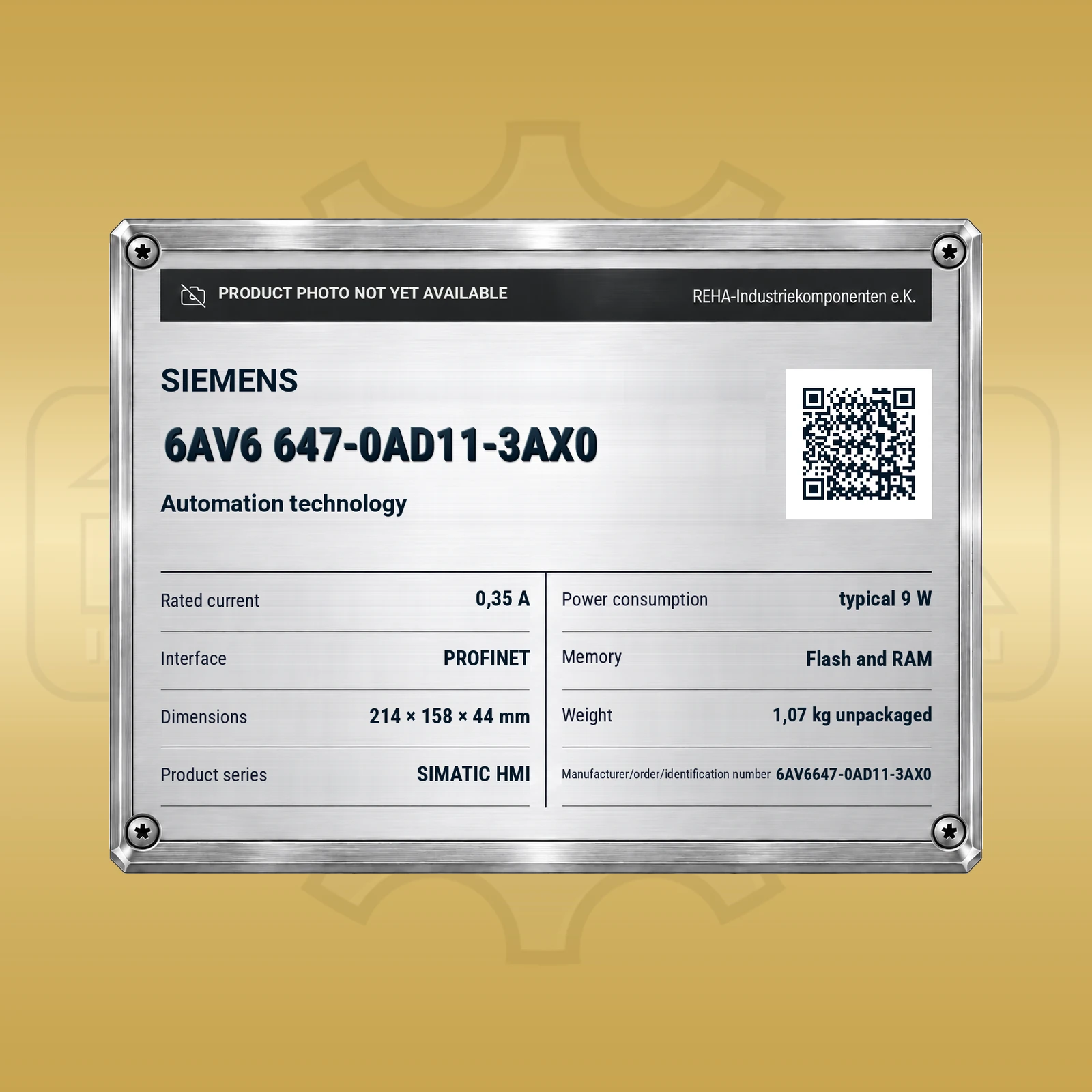 Siemens 6AV6 647-0AD11-3AX0