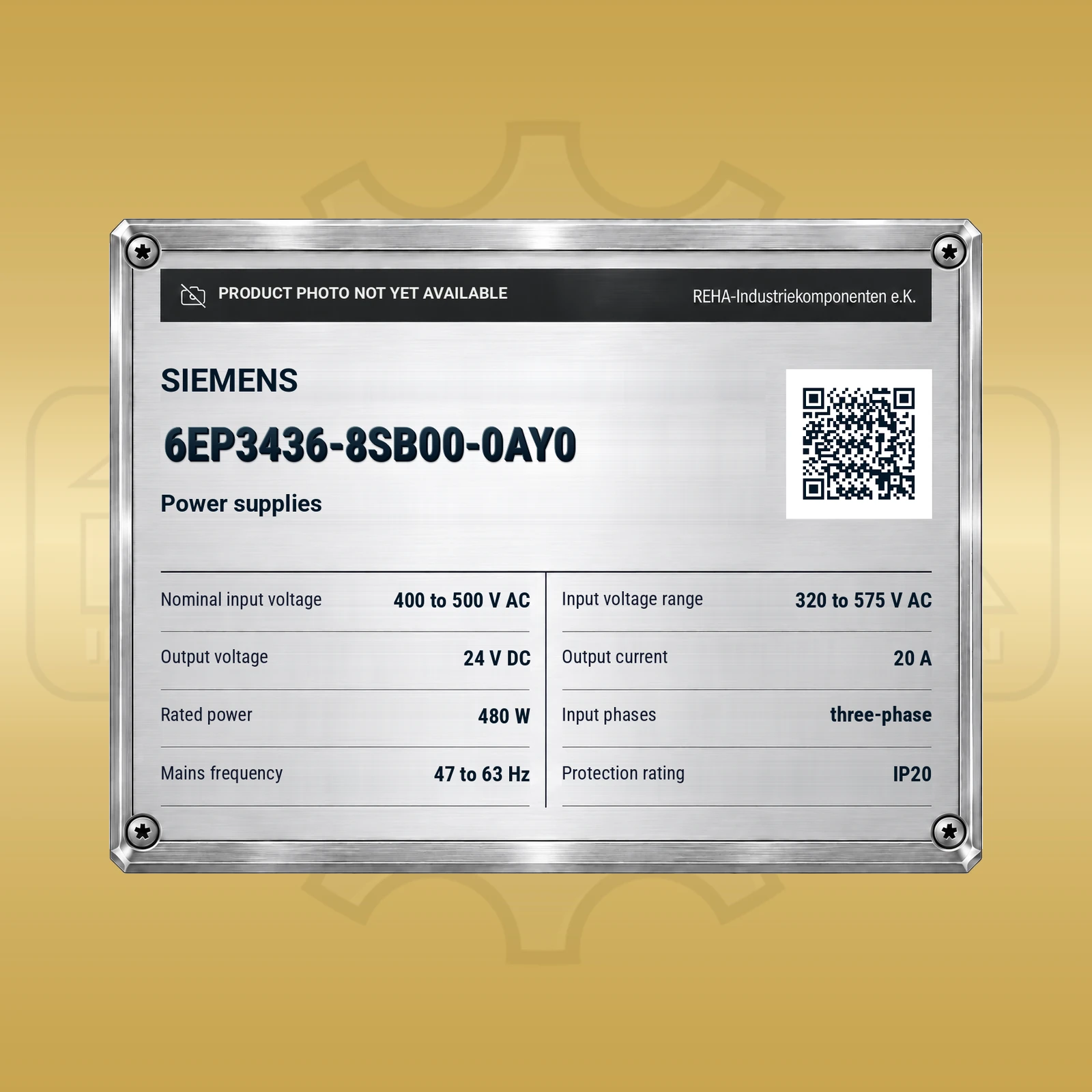 Siemens 6EP3436-8SB00-0AY0