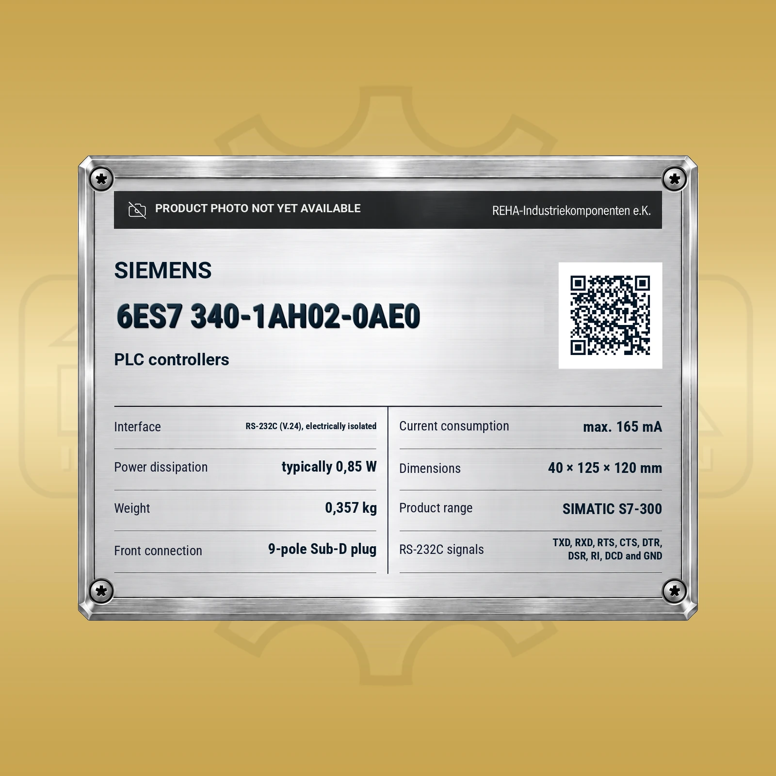 Siemens 6ES7 340-1AH02-0AE0