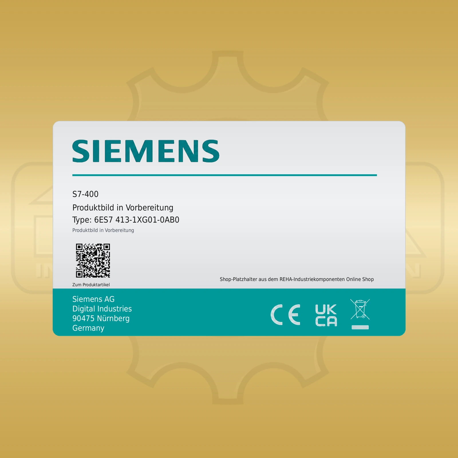 Siemens 6ES7 413-1XG01-0AB0