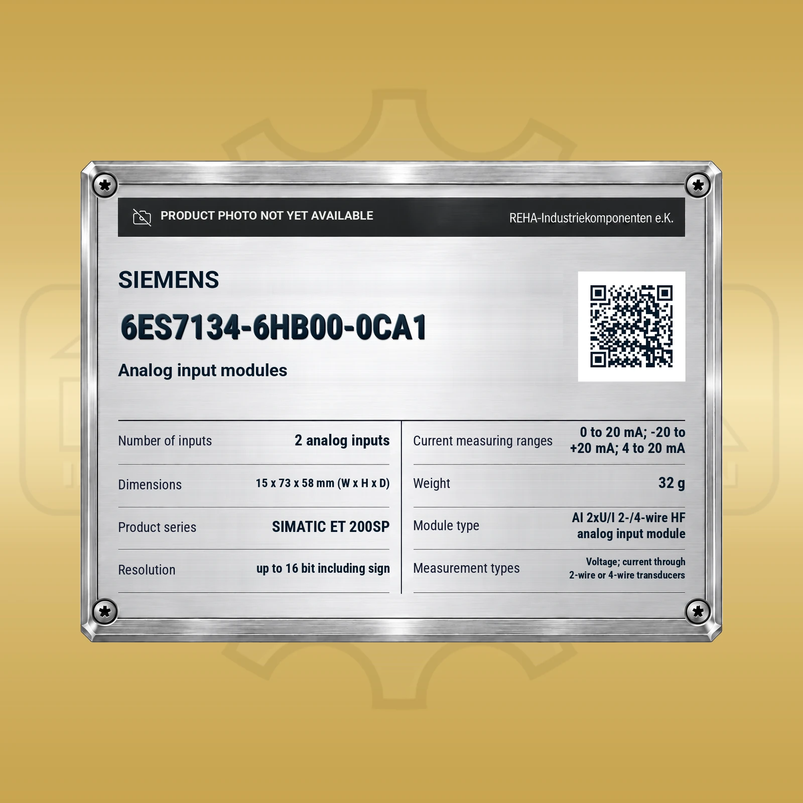 Siemens 6ES7134-6HB00-0CA1