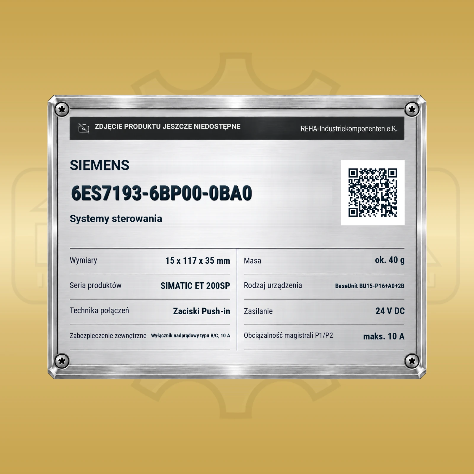 Siemens 6ES7193-6BP00-0BA0