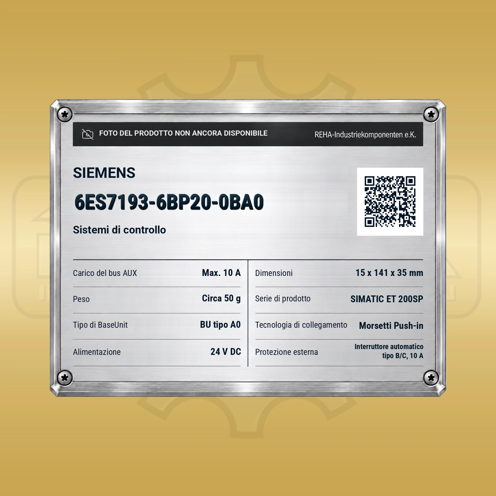 Siemens 6ES7193-6BP20-0BA0