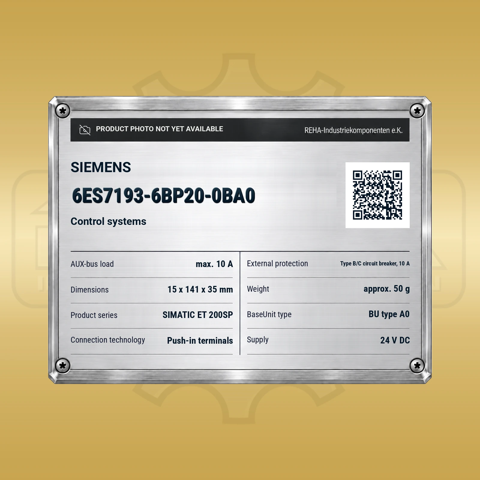 Siemens 6ES7193-6BP20-0BA0