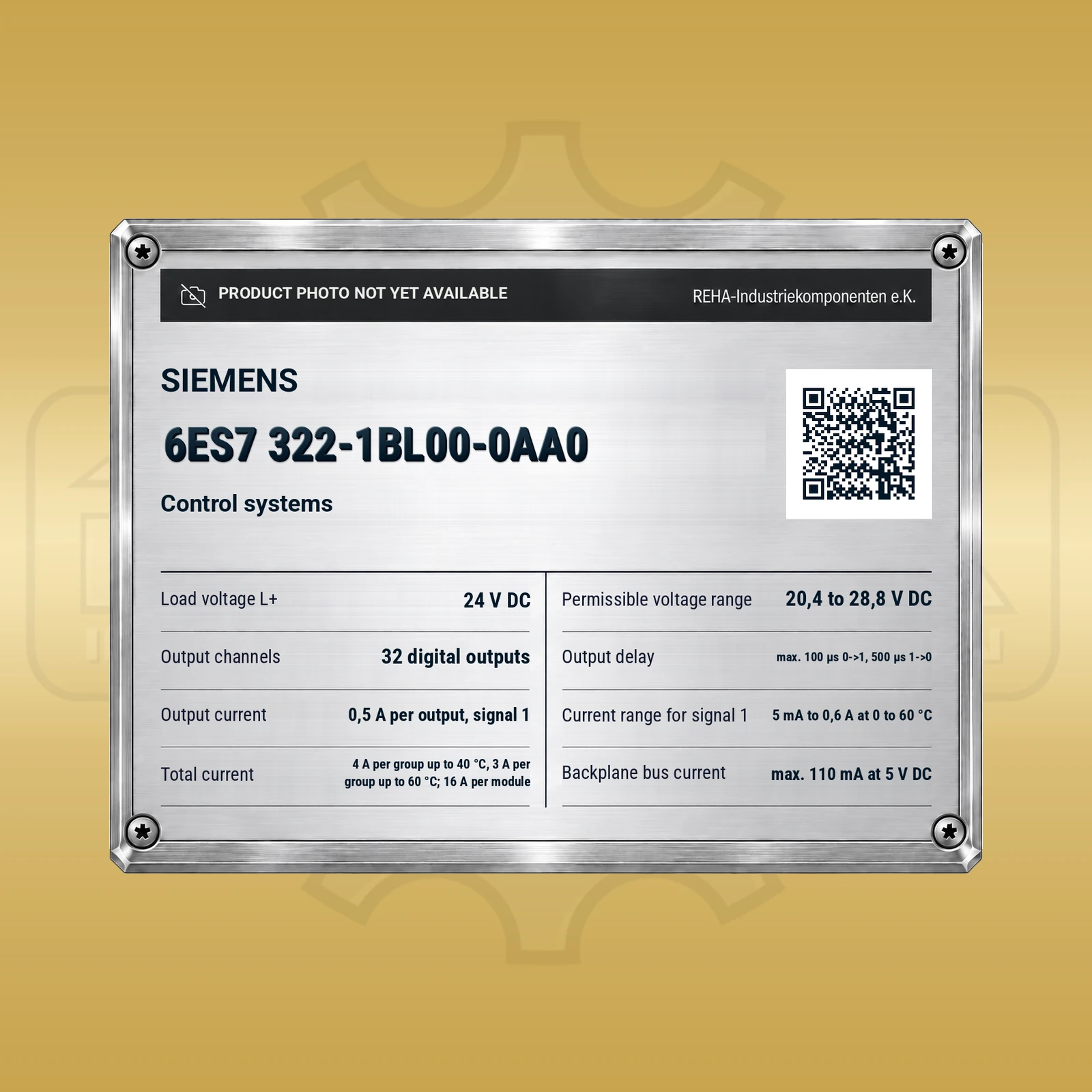 Siemens 6ES7 322-1BL00-0AA0