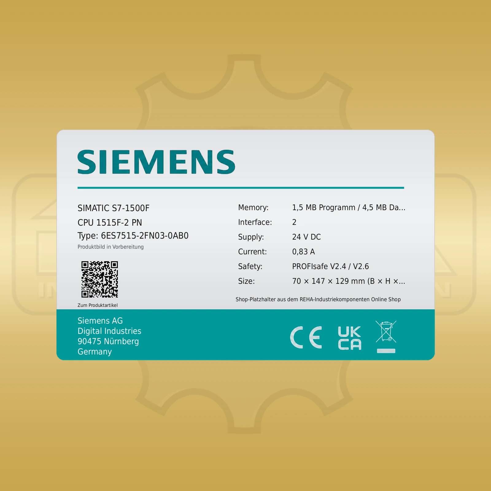 Siemens 6ES7515-2FN03-0AB0