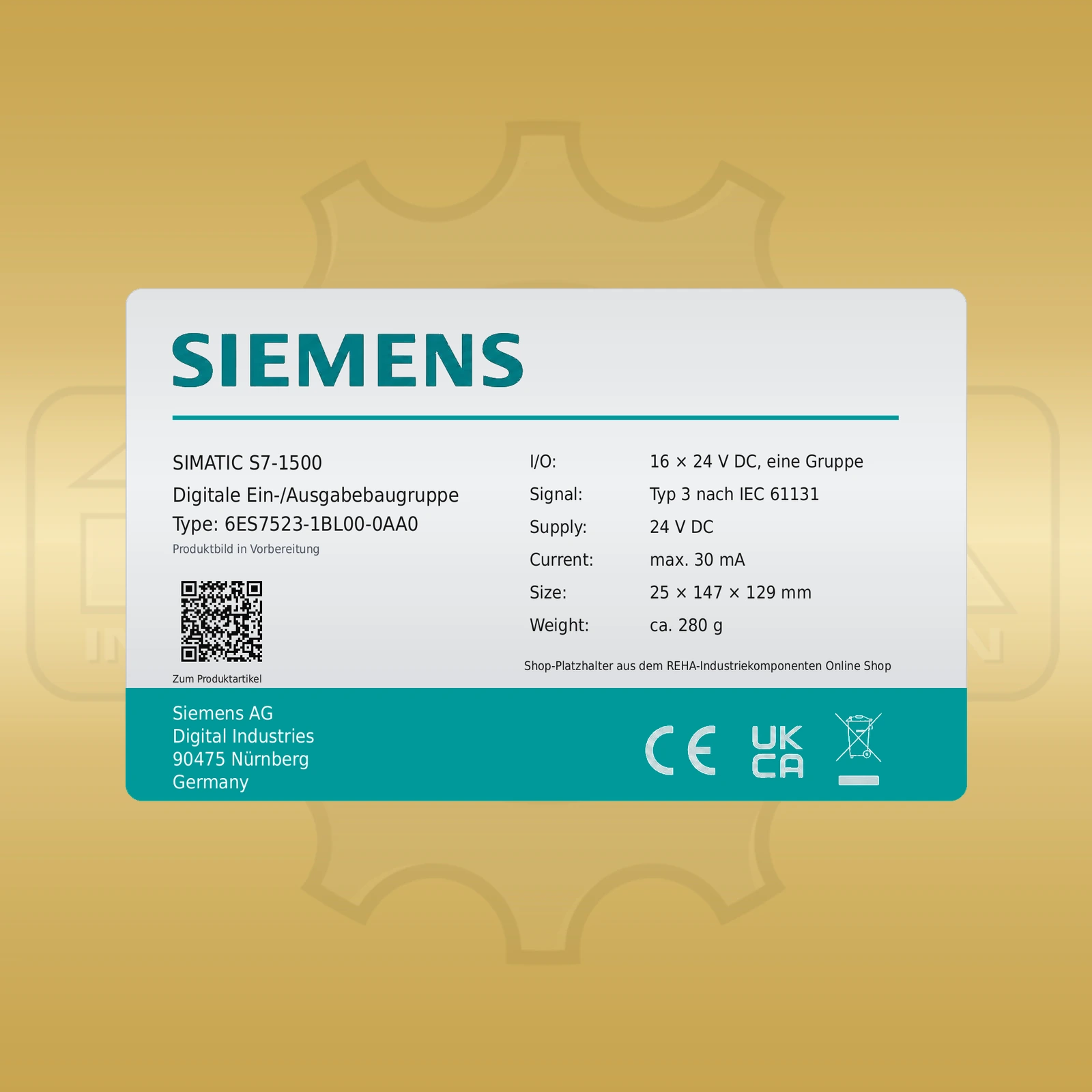 Siemens 6ES7523-1BL00-0AA0