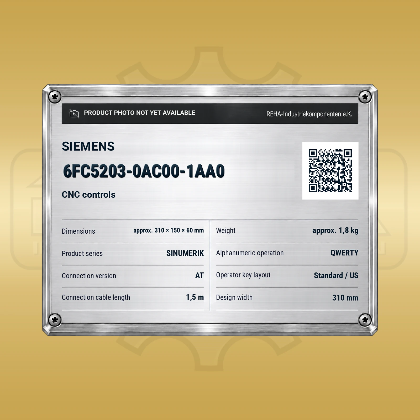 Siemens 6FC5203-0AC00-1AA0