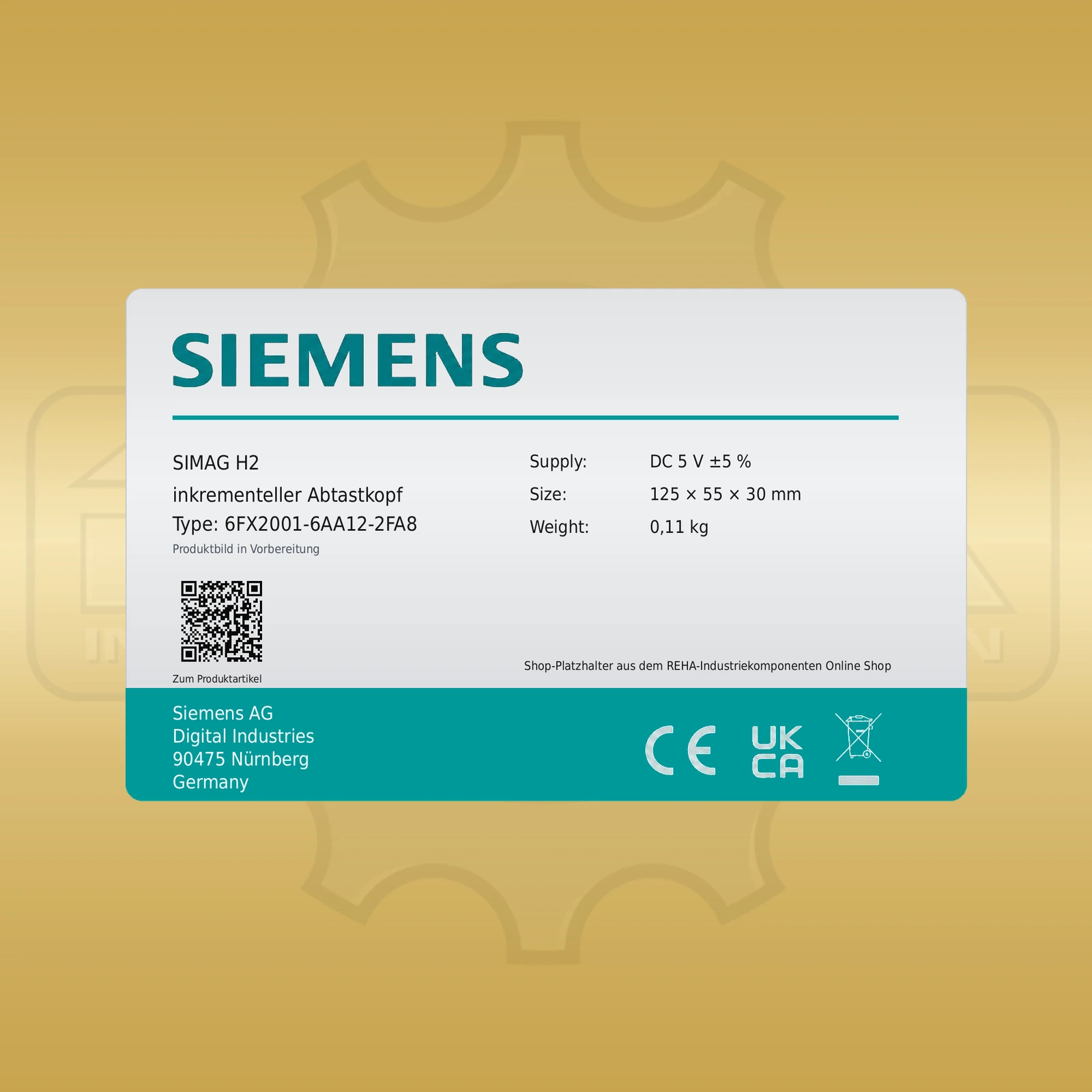 Siemens 6FX2001-6AA12-2FA8