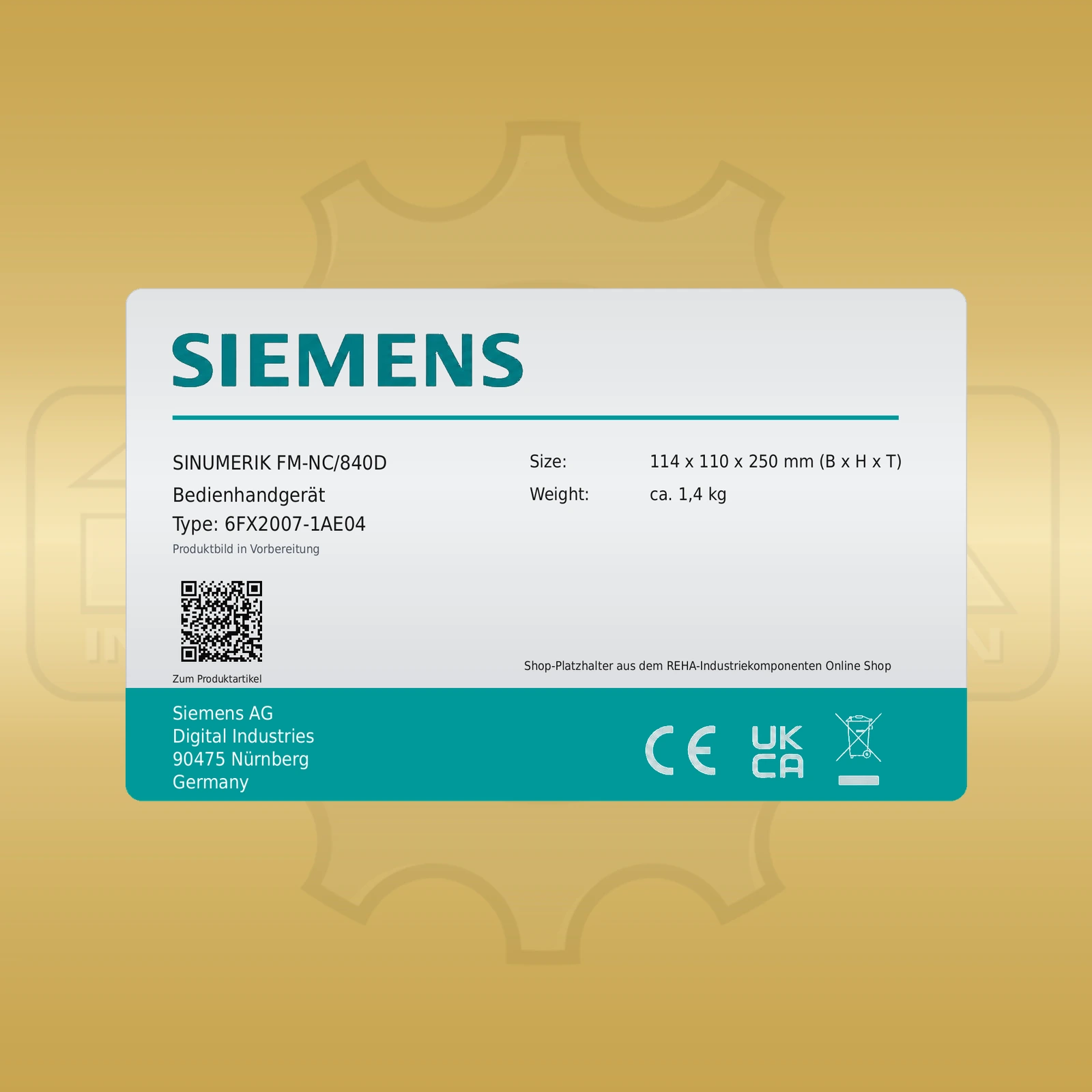 Siemens 6FX2007-1AE04