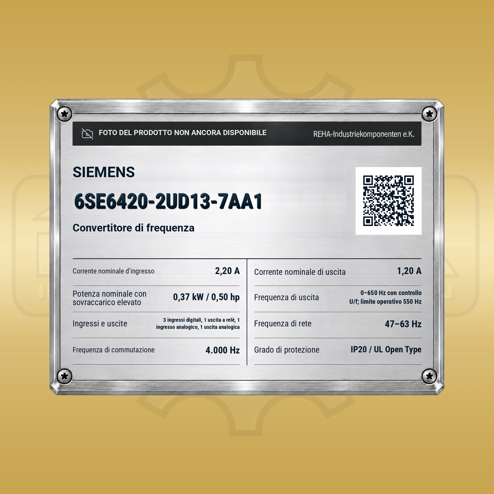 Siemens 6SE6420-2UD13-7AA1