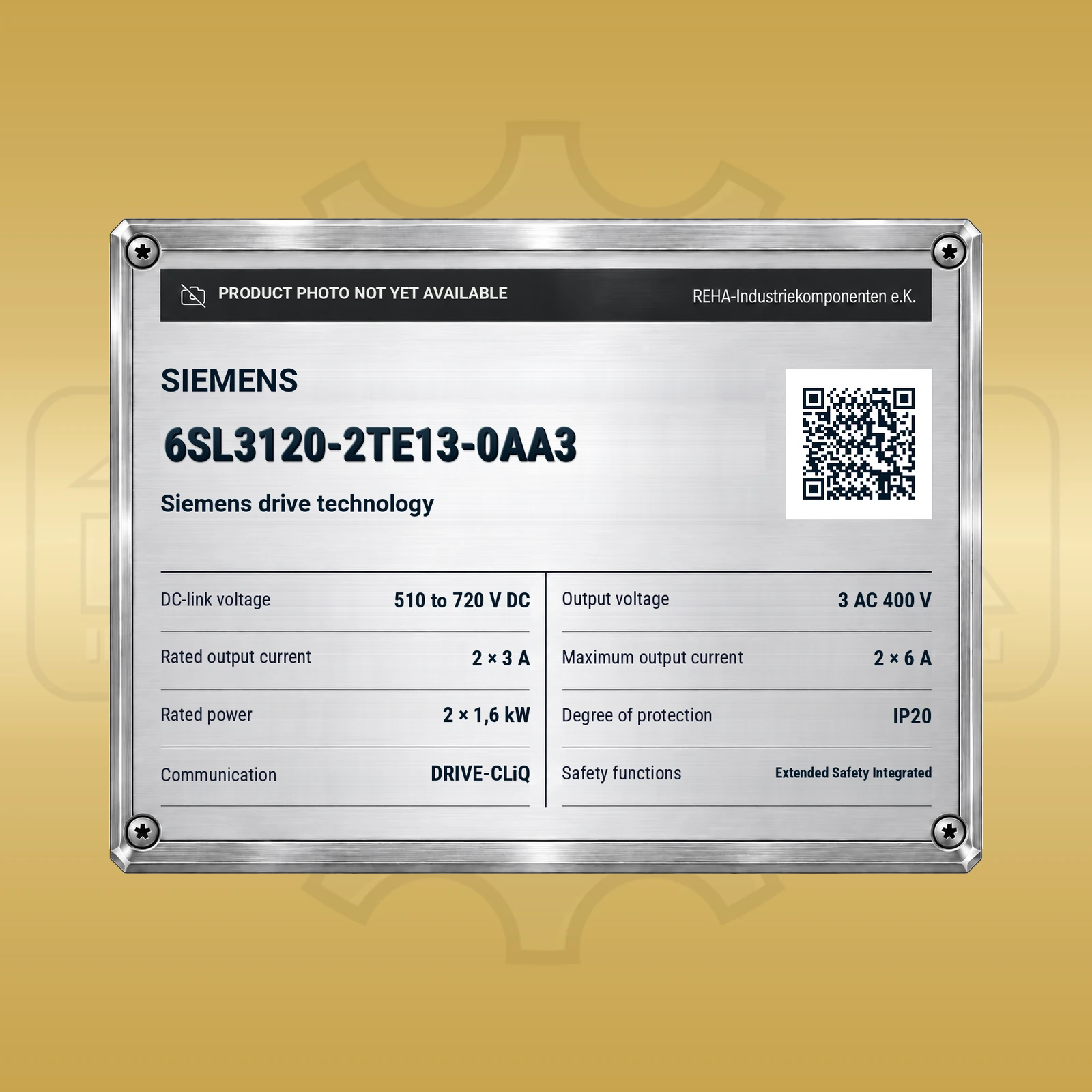 Siemens 6SL3120-2TE13-0AA3