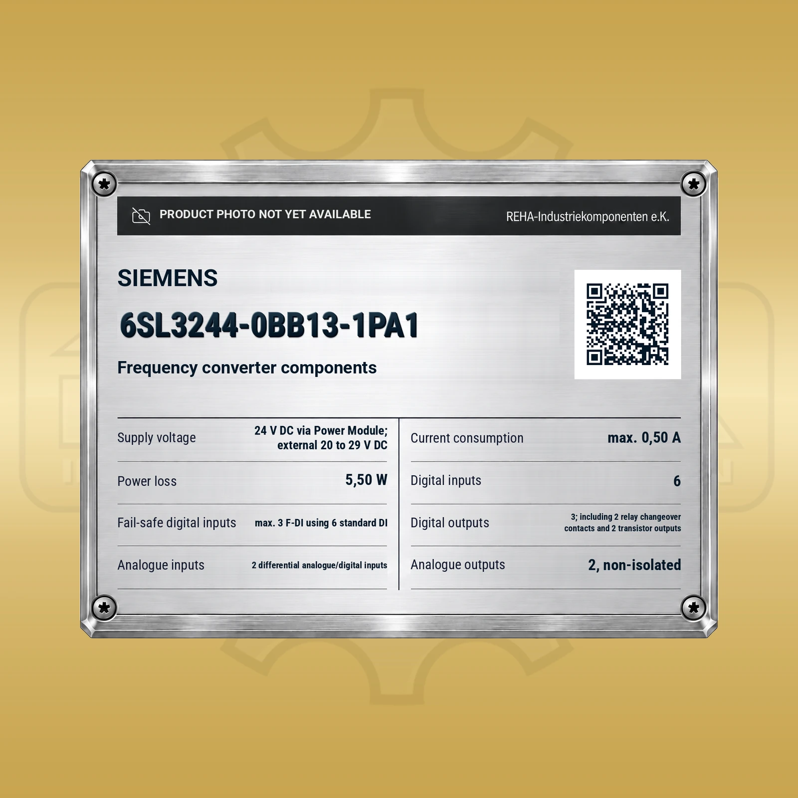 Siemens 6SL3244-0BB13-1PA1