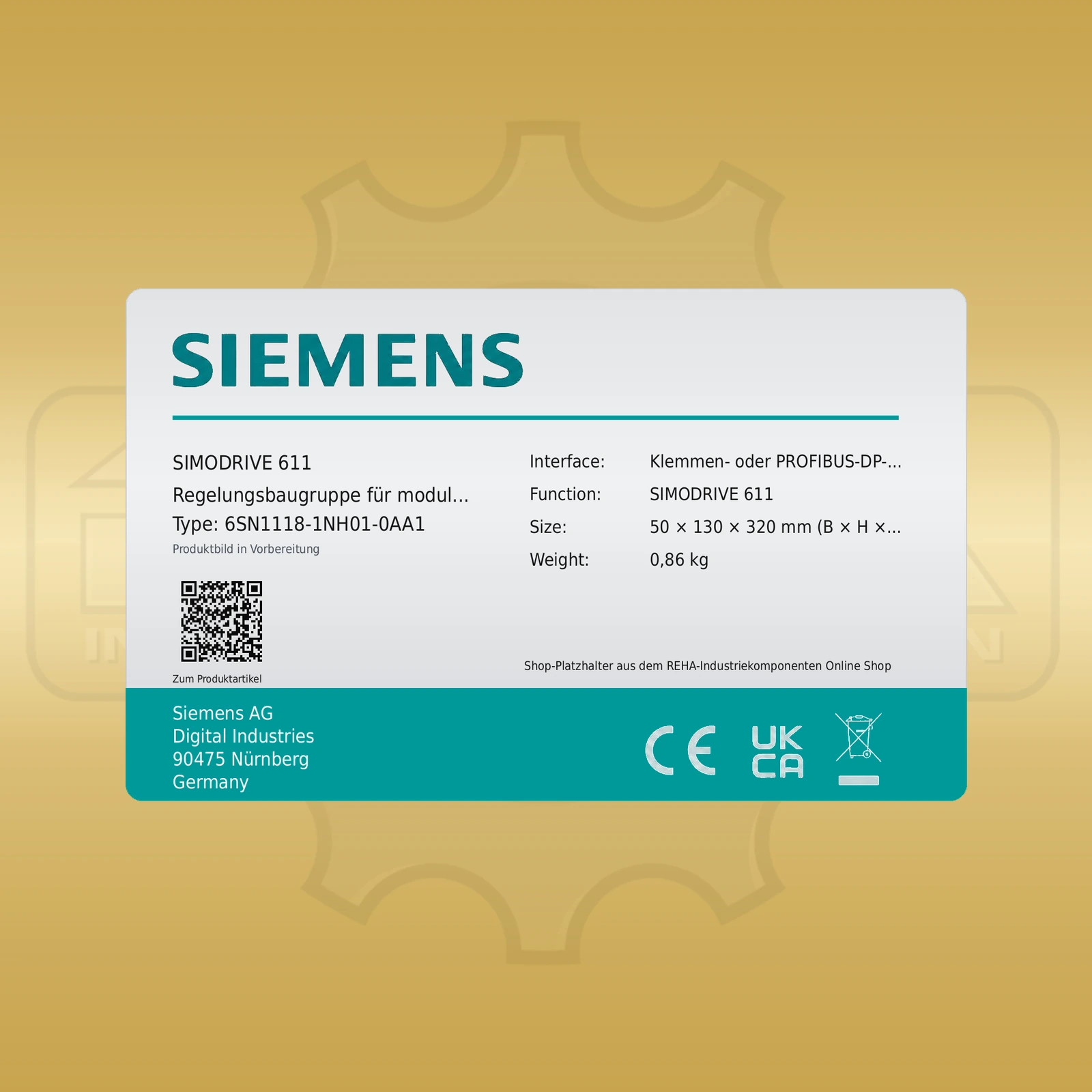 Siemens 6SN1118-1NH01-0AA1